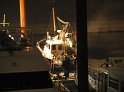 Feuer auf Yacht Motorraum Koeln Rheinau Hafen P22